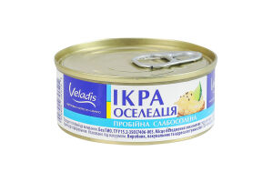 Ікра оселедця пробійная Veladis сл/с з/б 100г