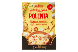 Смесь для приготовления поленты натуральная с лисичками и моцареллой Polenta Mamma Mia Pripravka д/п 170г