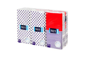 Серветки паперові носові гігієнічні 4-х шарові №1 Bella 6х9шт