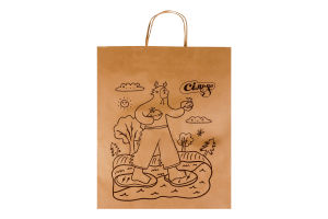 Пакет паперовий з ручками Премія 1шт