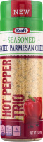 Kraft Seasoned Grated Parmesan Cheese Hot Pepper Trio