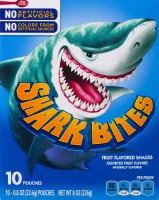 Betty Crocker Shark Bites Fruit Flavored Snacks - 10 CT