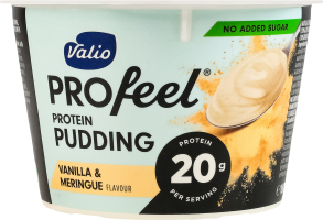 Пудинг протеиновый без лактозы Ваниль и безе Valio PROfeel ст 180г