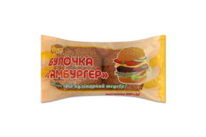 Булочка Гамбургер Дніпровський хлібокомбінат №11 м/у 2х100г