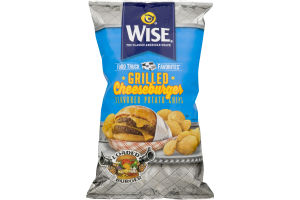 Wise Potato Chips Grilled Cheeseburger Flavored