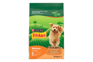 Корм сухий для собак з куркою та овочами Balance Friskies м/у 10кг