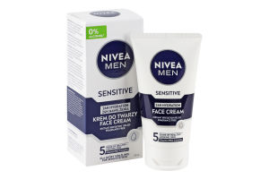 Крем для чувствительной кожи увлажняющий Nivea Men 75мл