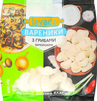 Вареники заморожені з грибами Levada м/у 400г