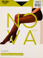 Колготки жіночі Nova Classic 20 чорний р.2