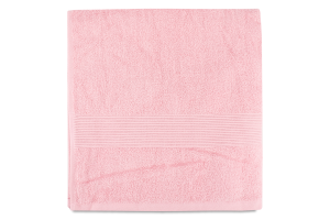 Рушник персиковий махровий з бордюром 70*140см 400г/м2 ГМ Текстайл