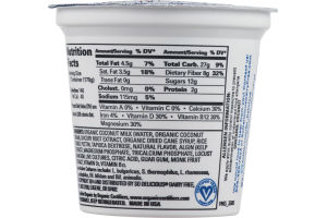 So Delicious Dairy Free Cultured Coconut Milk Vanilla