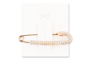 Брошка Булавка з камінцями 1,9*7,5см