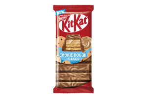 Шоколад молочний з вафлею, білою глазур'ю та начинкою зі смаком тіста для печива Kit Kat м/у 99г