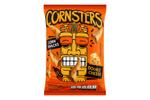 Снеки кукурузные Двойной сыр Cornsters Pikolo м/у 100г
