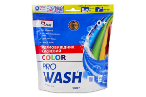 Плямовивідник для кольорових речей Кисневий Pro Wash 900г
