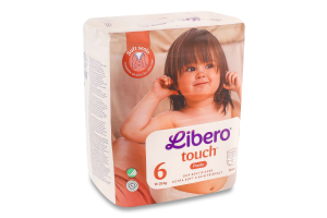 Підгузки-трусики Touch 6 13-20кг 24шт Libero