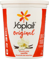 Yoplait Original Low Fat Yogurt Smooth Style Vanilla