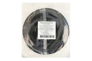 Тарілка пластикова d22см Чорне і біле Karnaval Weekend 10шт