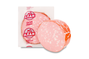 Колбаса вареная Любительская свиная Алан в/с кг