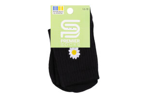 Шкарпетки Premier socks вис спорт вишив чор р16-18