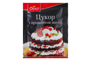 Цукор з ароматом ванілі Деко 8г/500шт