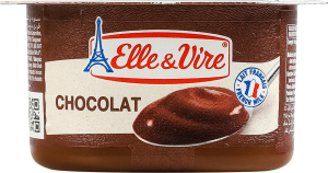 Крем-десерт 3.2% шоколадний ультрапастеризований Elle&Vire ст 100г