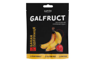 Банан-клубника сублимированные слайсы микс Galfruct д/п 20г