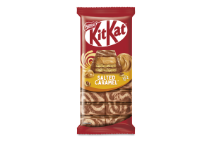 Шоколад молочный с вафлей и начинкой Salted сaramel Kit Kat м/у 99г