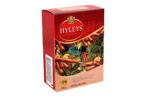 Чай черный цейлонский байховый цельнолистовой с добавлением растительного сырья Корица Hyleys к/у 100г