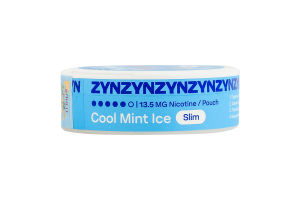 Подушечки никотиносодержащие 13.5мг ZYN Slim Cool Mint Ice 20х0.7г