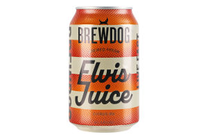 Пиво 330мл 6.5% янтарное фильтрованое пастеризованное Elvis Juice Brewdog ж/б