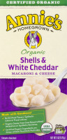 Annie's Homegrown Organic Macaroni & Cheese Shells & White Cheddar