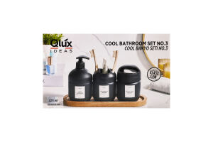 Наібр д/ванни Qlux 4 пред.скло/бамб C-00544И446(Туреччина)