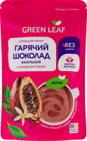 Суміш для напою з солодкою стевією Гарячий шоколад ванільний Green Leaf д/п 150г