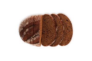 Хлеб половинка в нарезке ржаной Домашний Добрий м/у 0.3кг