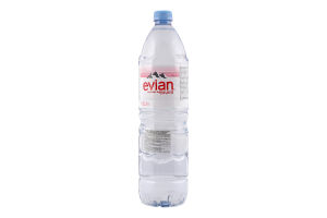 Вода мінеральна негазована Evian п/пл 1.5л