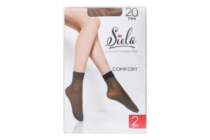Носки женские Siela Comfort 20den 23-25 glace 2пары