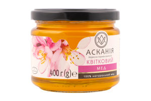 Мед натуральний квітковий Асканія с/б 400г