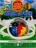 Порошок пральний Гірська свіжість універсальний 400г Wash&Free