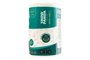 Рушники паперові 3-х шарові 450 листів Jumbo roll Extra care Snow Panda 1шт