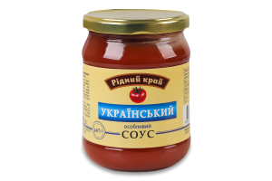 Соус пастеризованный Украинский особый Рідний край с/б 485г