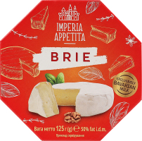 Сир 50% м'який Брі Imperia Appetita к/у 125г