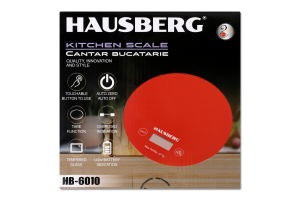 Весы кухонные электронные до 5кг Home Hausberg 1шт
