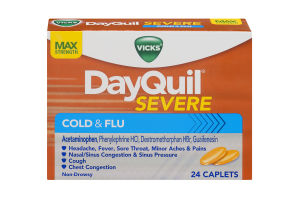 Vick DayQuil Severe Cold & Flu Caplets - 24 CT