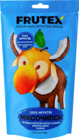 Чипси фруктові натуральні з сушених кокосів, манго та яблук Міксочипси Frutex д/п 40г