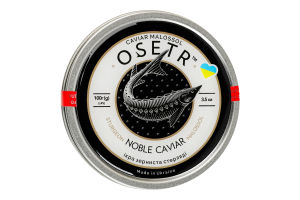 Икра стерляди зернистая Noble Caviar Osetr в/с ж/б 100г