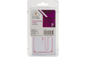 Smart Living Name Badge Labels Self-Adhesive - 25 CT