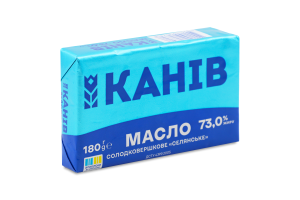 Масло Канів 73% 180 г Селянське