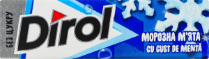 Резинка жевательная без сахара с подсластителями Морозная мята Dirol м/у 14г