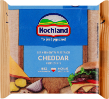 Сир плавлений 36% скибочки з Чеддером Hochland м/у 130г